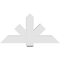 Ekena Millwork Kennewick Architectural Grade PVC Gable Bracket, 48"W x 24"H x 6"D x 6"F, 12/12 Pitch GBP048X24X0606KEN00 - alternate 5